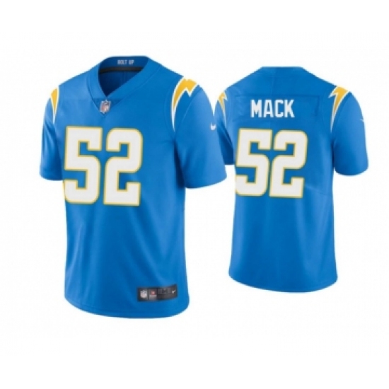 Men's Nike Los Angeles Chargers 52 Khalil Mack Blue 2022 Limited Jersey