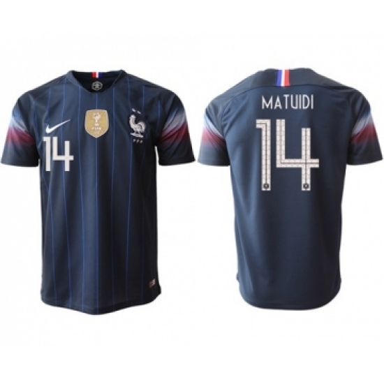 France 14 Matuidi Home Thai Version Soccer Country Jersey