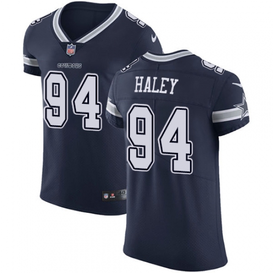 Men's Nike Dallas Cowboys 94 Charles Haley Navy Blue Team Color Vapor Untouchable Elite Player NFL Jersey