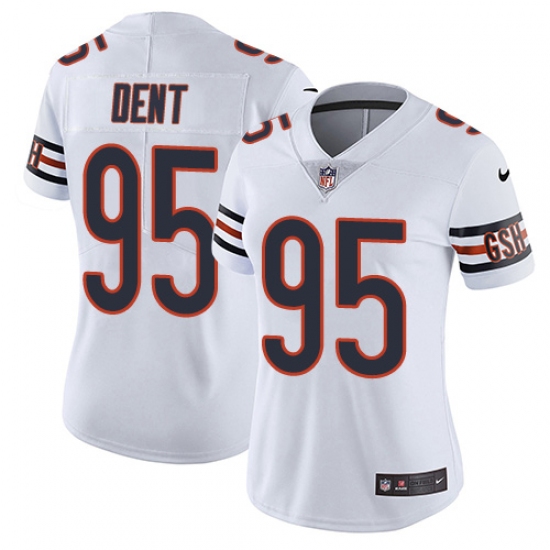 Women's Nike Chicago Bears 95 Richard Dent White Vapor Untouchable Limited Player NFL Jersey