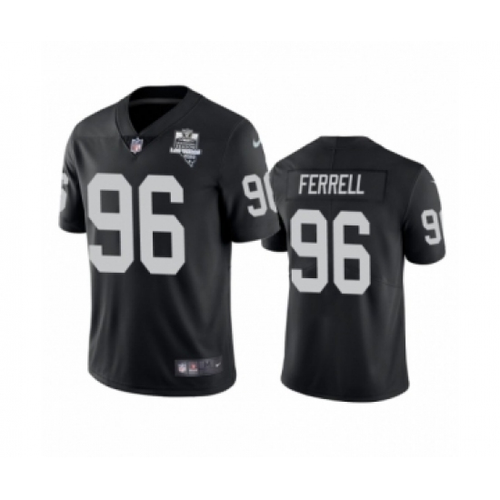 Women's Oakland Raiders 96 Clelin Ferrell Black 2020 Inaugural Season Vapor Limited Jersey