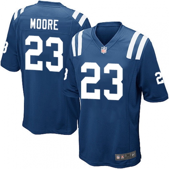 Men's Nike Indianapolis Colts 23 Kenny Moore Game Royal Blue Team Color NFL Jersey