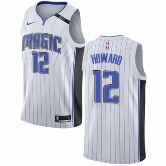 Women's Nike Orlando Magic 12 Dwight Howard Swingman NBA Jersey - Association Edition