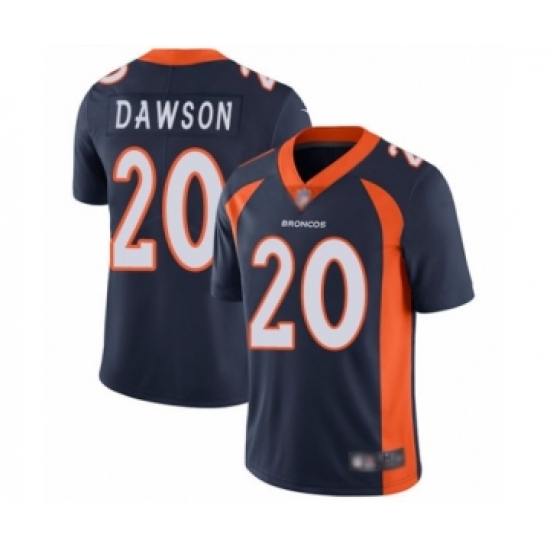 Youth Denver Broncos 20 Duke Dawson Navy Blue Alternate Vapor Untouchable Limited Player Football Jersey