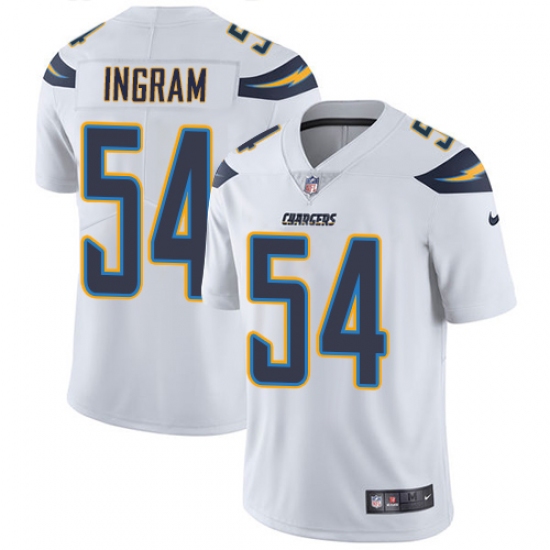 Youth Nike Los Angeles Chargers 54 Melvin Ingram Elite White NFL Jersey