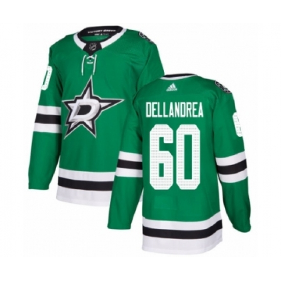 Men's Adidas Dallas Stars 60 Ty Dellandrea Premier Green Home NHL Jersey
