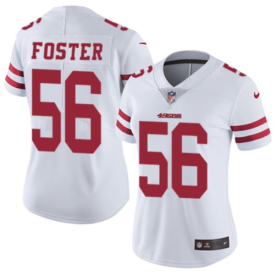 Women's Nike San Francisco 49ers 56 Reuben Foster Elite White NFL Jersey