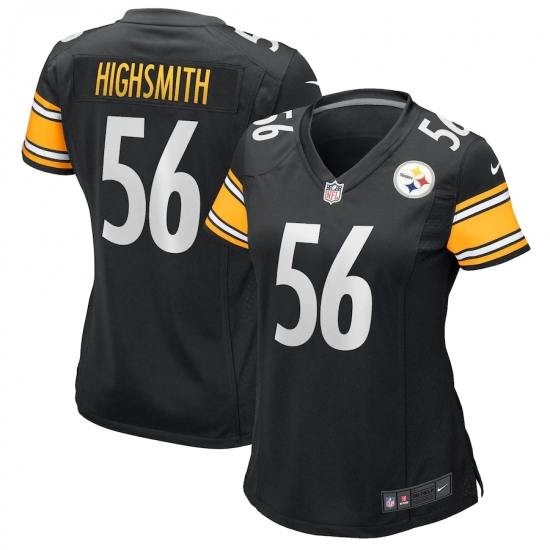 Women's Pittsburgh Steelers 56 Alex Highsmith Nike Black Limited Jersey