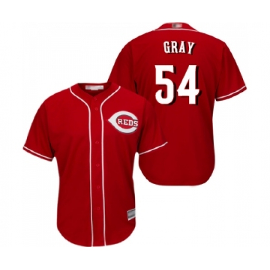 Men's Cincinnati Reds 54 Sonny Gray Replica Red Alternate Cool Base Baseball Jersey