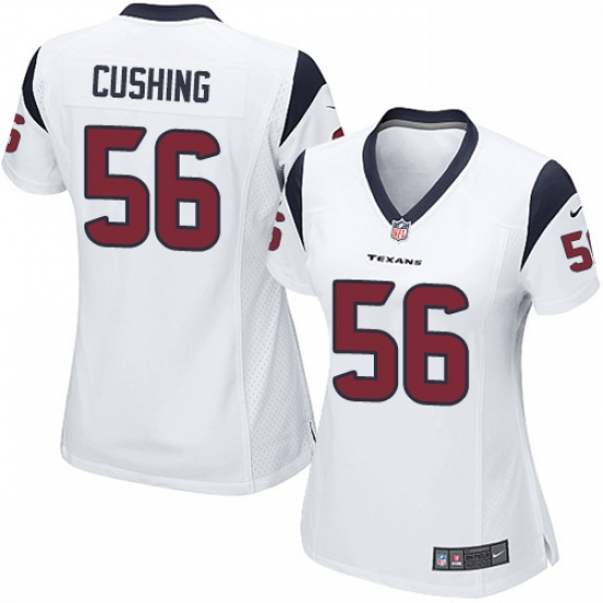 Women's Nike Houston Texans 56 Brian Cushing Game White NFL Jersey