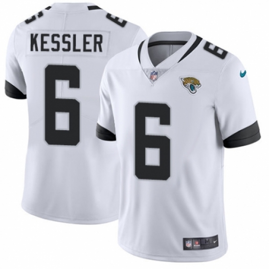 Men's Nike Jacksonville Jaguars 6 Cody Kessler White Vapor Untouchable Limited Player NFL Jersey