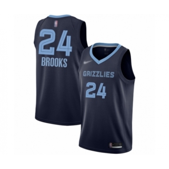 Youth Memphis Grizzlies 24 Dillon Brooks Swingman Navy Blue Finished Basketball Jersey - Icon Edition
