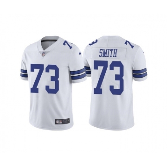 Men's Dallas Cowboys 73 Tyler Smith White Vapor Limited Stitched Jersey