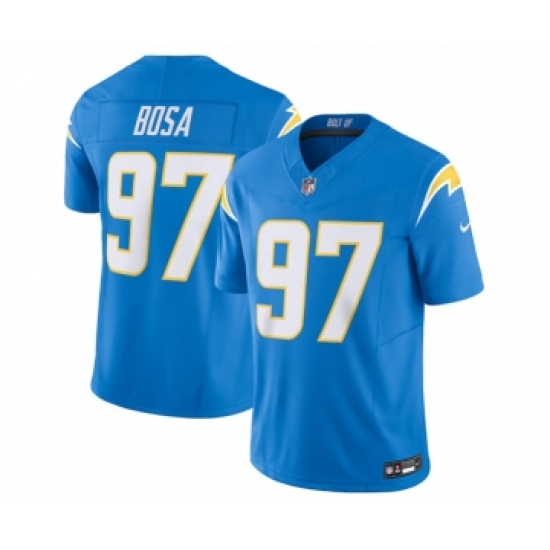 Men's Nike Los Angeles Chargers 97 Joey Bosa Blue 2023 F.U.S.E. Vapor Untouchable Limited Stitched Jersey