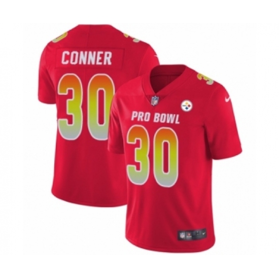 Men's Nike Pittsburgh Steelers 30 James Conner Limited Red AFC 2019 Pro Bowl NFL Jersey