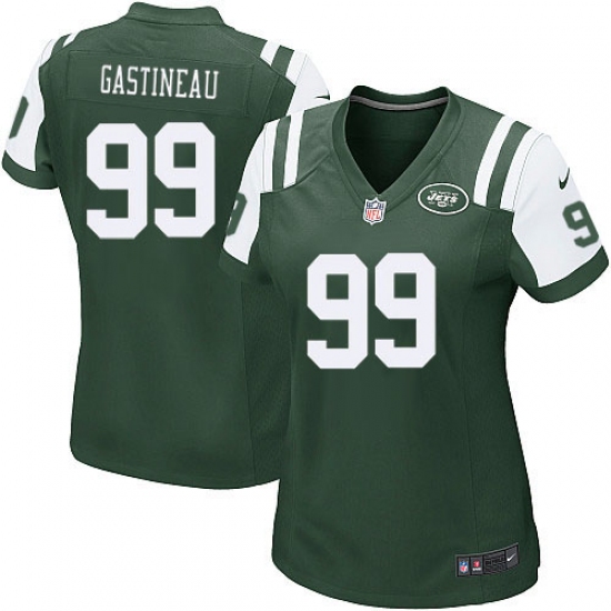 Women's Nike New York Jets 99 Mark Gastineau Game Green Team Color NFL Jersey