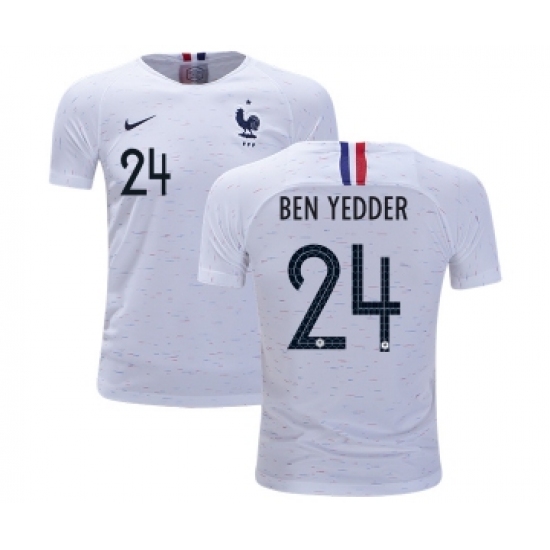 France 24 Ben Yedder Away Kid Soccer Country Jersey