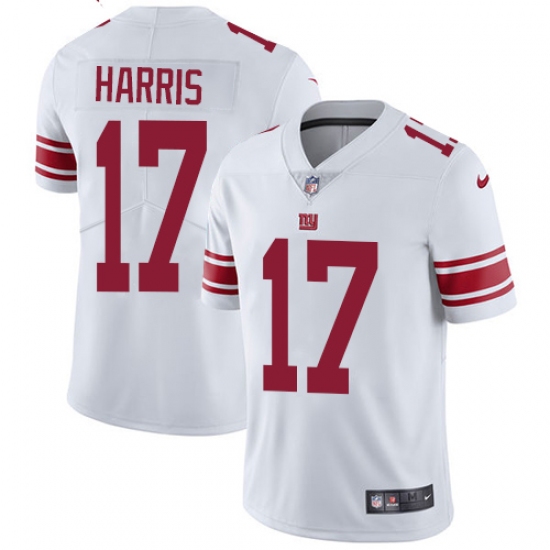 Youth Nike New York Giants 17 Dwayne Harris White Vapor Untouchable Limited Player NFL Jersey