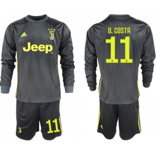 Juventus 11 D.Costa Third Long Sleeves Soccer Club Jersey