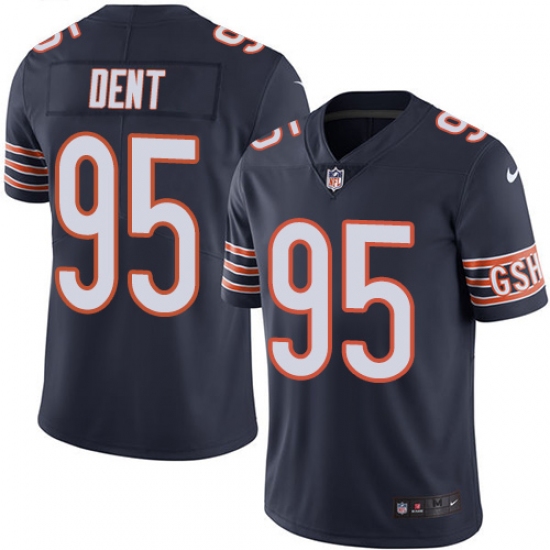 Youth Nike Chicago Bears 95 Richard Dent Navy Blue Team Color Vapor Untouchable Limited Player NFL Jersey