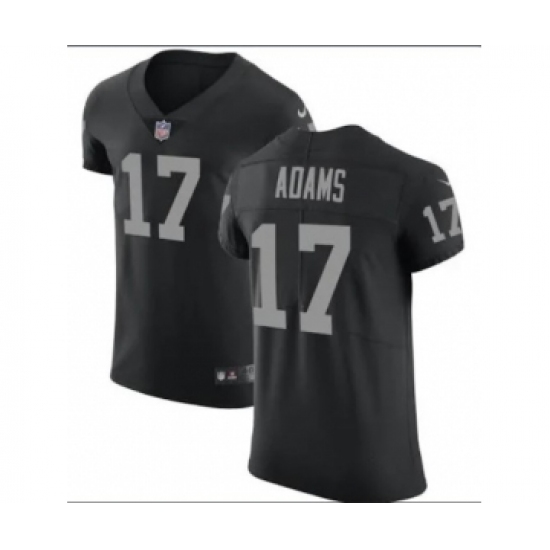 Nike Las Vegas Raiders 17 Davante Adams Black Team Color Men's Stitched NFL Vapor Untouchable Elite Jersey