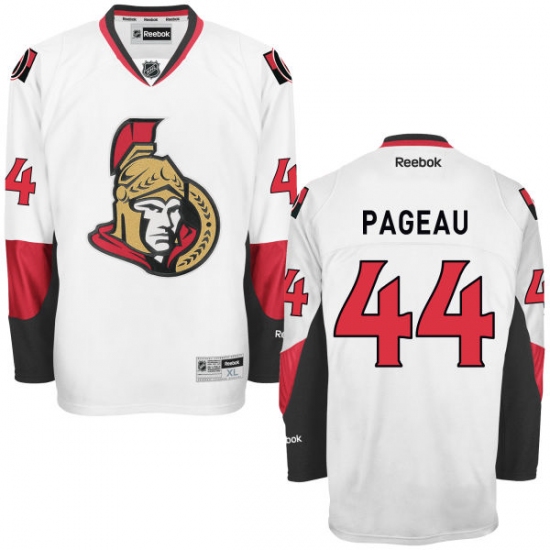 Men's Reebok Ottawa Senators 44 Jean-Gabriel Pageau Authentic White Away NHL Jersey