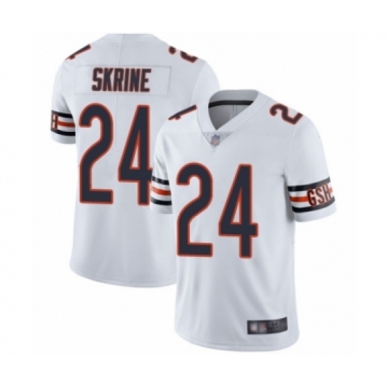 Youth Chicago Bears 24 Buster Skrine White Vapor Untouchable Limited Player Football Jersey