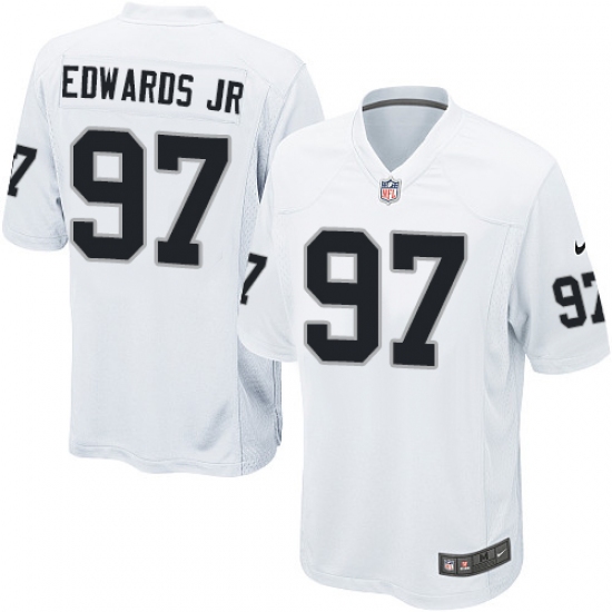 Men's Nike Oakland Raiders 97 Mario Edwards Jr Game White NFL Jersey