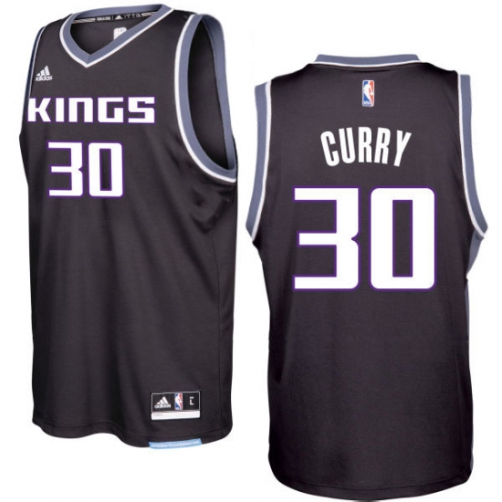 Sacramento Kings 30 Seth Curry 2016-17 Seasons Black Alternate New Swingman Jersey