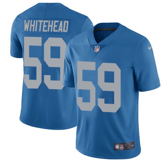 Youth Nike Detroit Lions 59 Tahir Whitehead Limited Blue Alternate Vapor Untouchable NFL Jersey