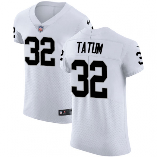 Men's Nike Oakland Raiders 32 Jack Tatum White Vapor Untouchable Elite Player NFL Jersey