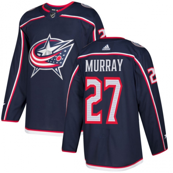 Men's Adidas Columbus Blue Jackets 27 Ryan Murray Premier Navy Blue Home NHL Jersey