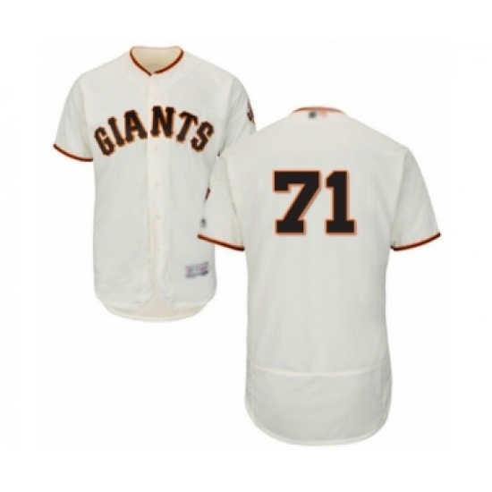 Men's San Francisco Giants 71 Tyler Rogers Cream Home Flex Base Authentic Collection Baseball Player Jersey