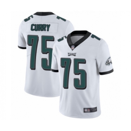 Youth Philadelphia Eagles 75 Vinny Curry White Vapor Untouchable Limited Player Football Jersey