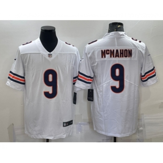 Men's Chicago Bears 9 Jim McMahon White 2022 Vapor Untouchable Stitched NFL Nike Limited Jersey