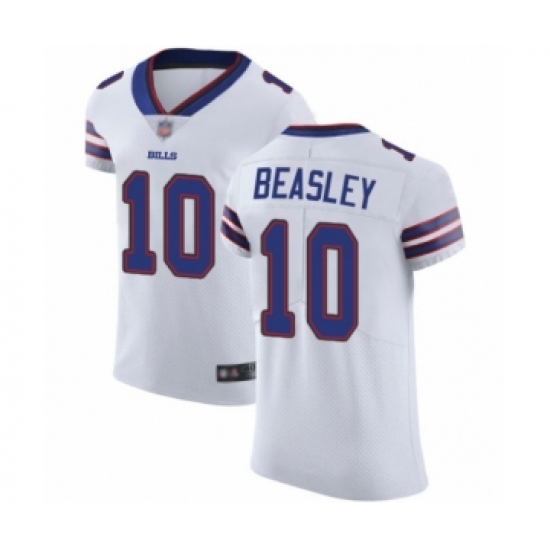 Men's Buffalo Bills 10 Cole Beasley White Vapor Untouchable Elite Player Football Jersey