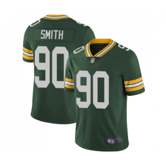 Men's Green Bay Packers 90 Za'Darius Smith Green Team Color Vapor Untouchable Limited Player Football Jersey