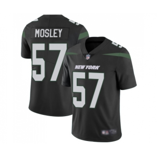 Men's New York Jets 57 C.J. Mosley Black Alternate Vapor Untouchable Limited Player Football Jersey