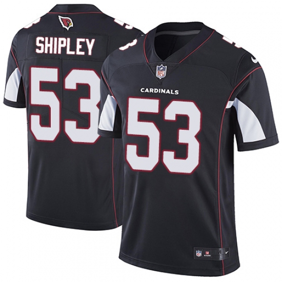 Men's Nike Arizona Cardinals 53 A.Q. Shipley Black Alternate Vapor Untouchable Limited Player NFL Jersey