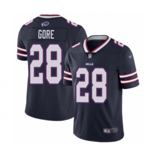 Youth Buffalo Bills 28 Frank Gore Limited Navy Blue Inverted Legend Football Jersey