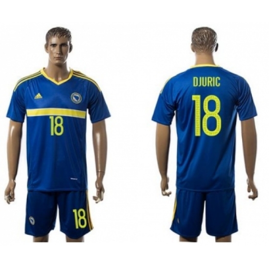 Bosnia Herzegovina 18 Djuric Home Soccer Country Jersey