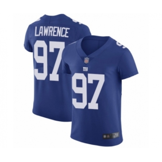 Men's New York Giants 97 Dexter Lawrence Royal Blue Team Color Vapor Untouchable Elite Player Football Jersey