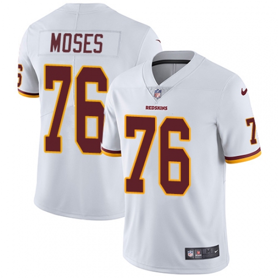 Youth Nike Washington Redskins 76 Morgan Moses White Vapor Untouchable Limited Player NFL Jersey