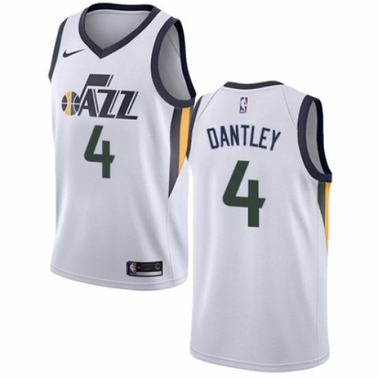 Youth Nike Utah Jazz 4 Adrian Dantley Authentic NBA Jersey - Association Edition