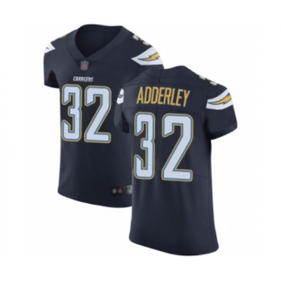 Men's Los Angeles Chargers 32 Nasir Adderley Navy Blue Team Color Vapor Untouchable Elite Player Football Jersey