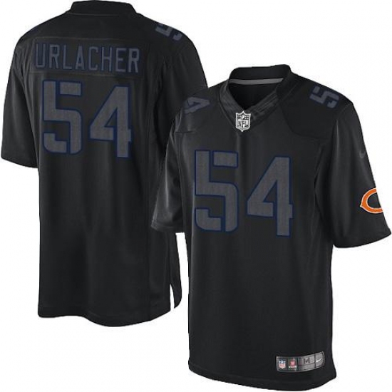Youth Nike Chicago Bears 54 Brian Urlacher Limited Black Impact NFL Jersey