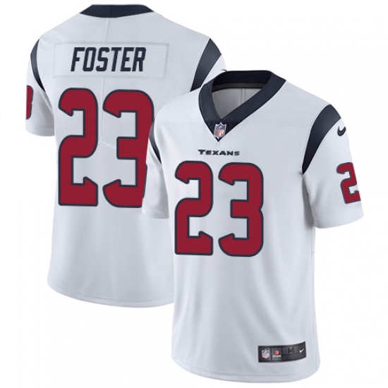 Men's Nike Houston Texans 23 Arian Foster Limited White Vapor Untouchable NFL Jersey