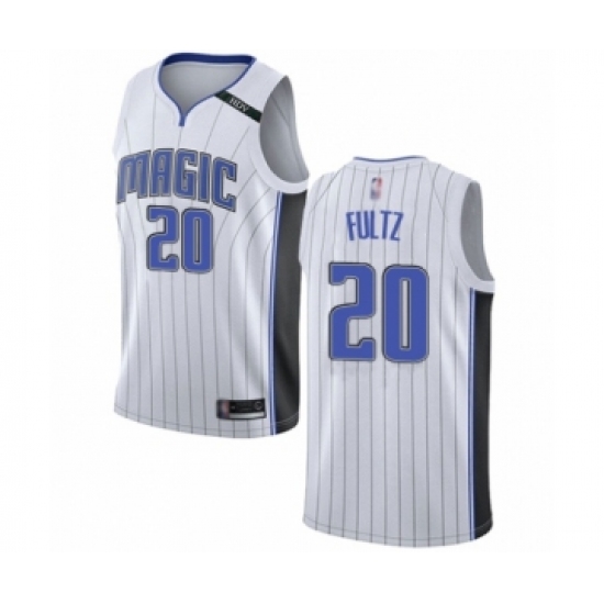 Men's Orlando Magic 20 Markelle Fultz Authentic White Basketball Jersey - Association Edition