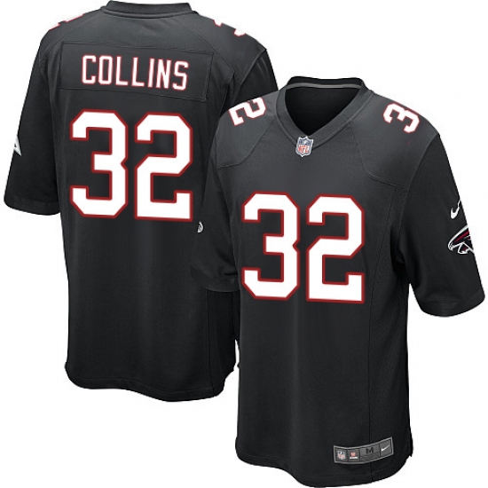 Youth Nike Atlanta Falcons 32 Jalen Collins Game Black Alternate NFL Jersey