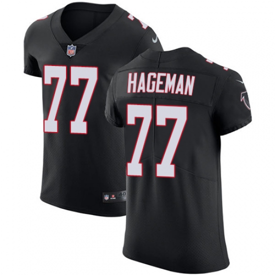 Men's Nike Atlanta Falcons 77 Ra'Shede Hageman Black Alternate Vapor Untouchable Elite Player NFL Jersey